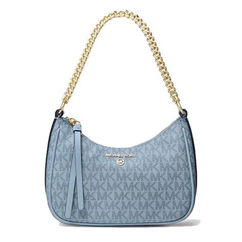 michael kors jet set charm blue|michael kors jet set item.